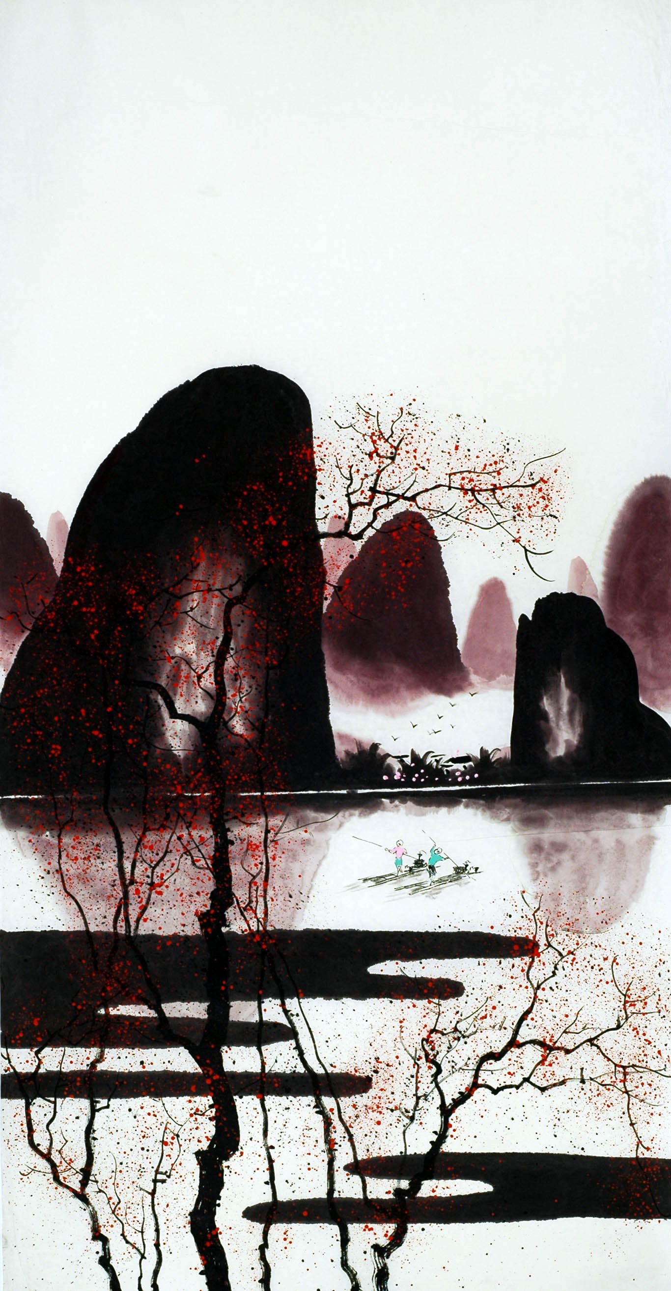 Chinese Landscape Painting - CNAG009783