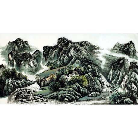 Chinese Landscape Painting - CNAG009793