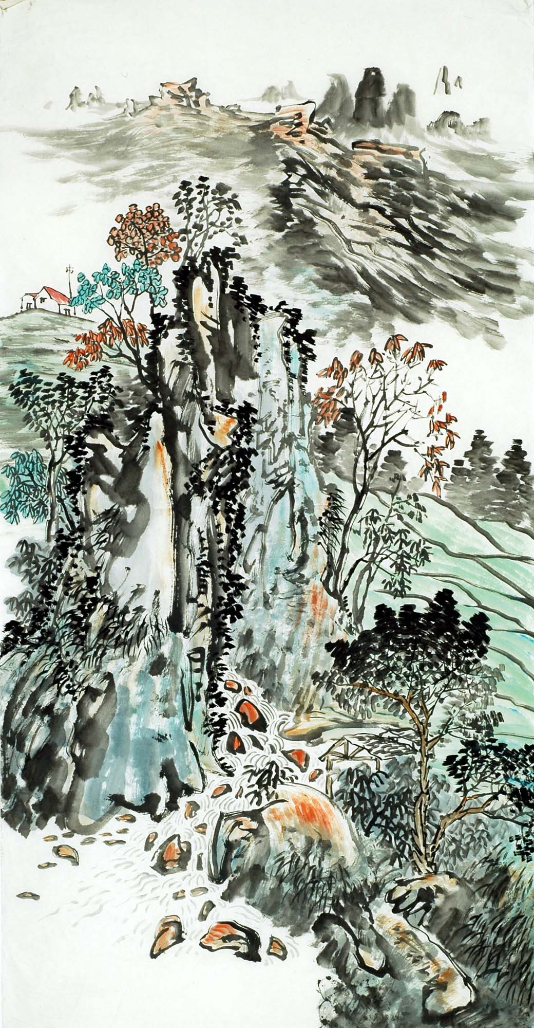 Chinese Landscape Painting - CNAG009796