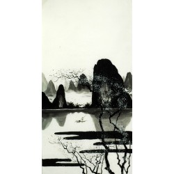 Chinese Landscape Painting - CNAG009798