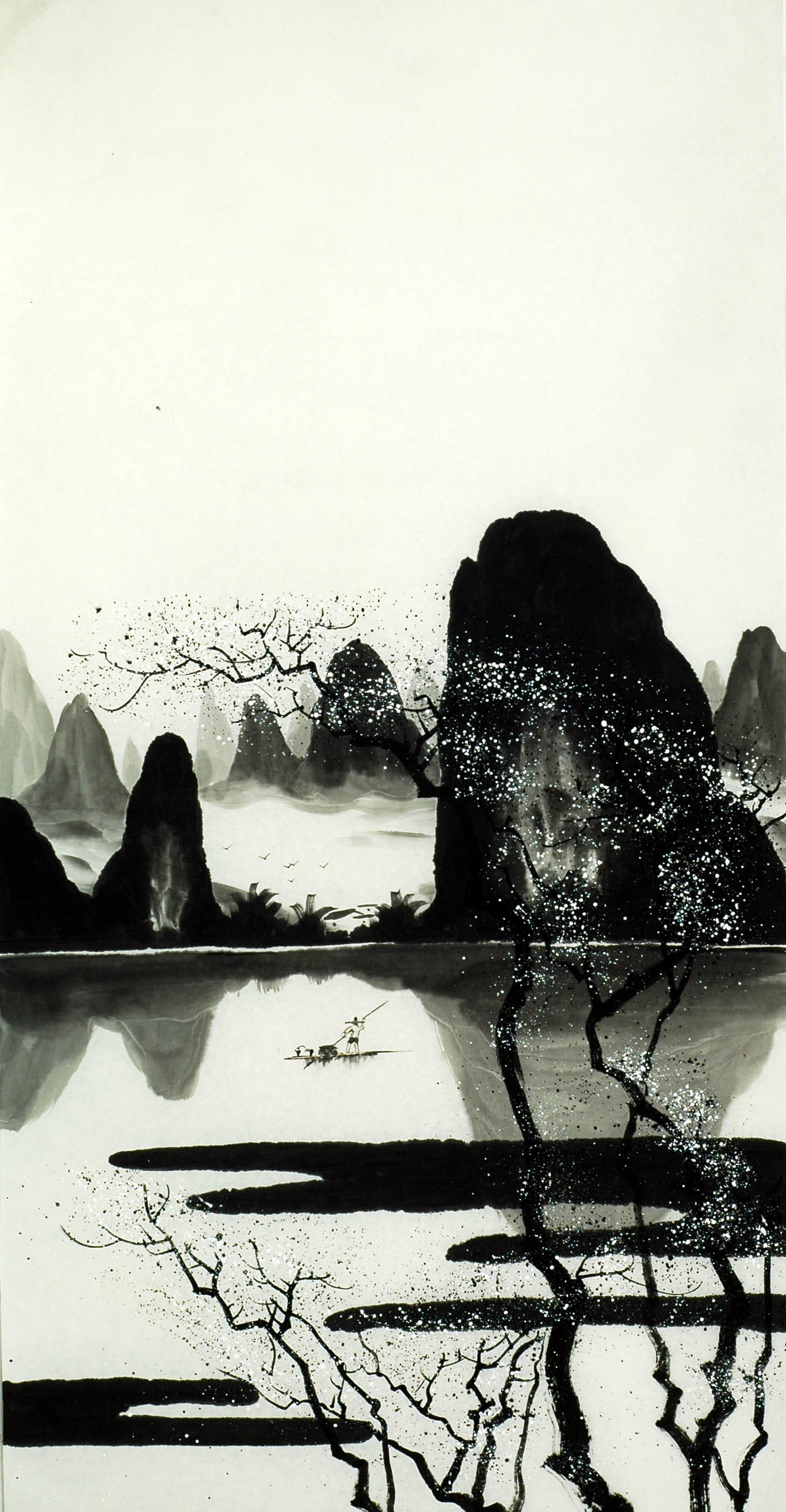 Chinese Landscape Painting - CNAG009798
