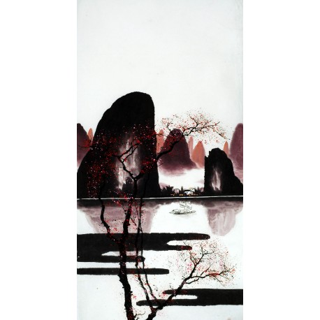 Chinese Landscape Painting - CNAG009801