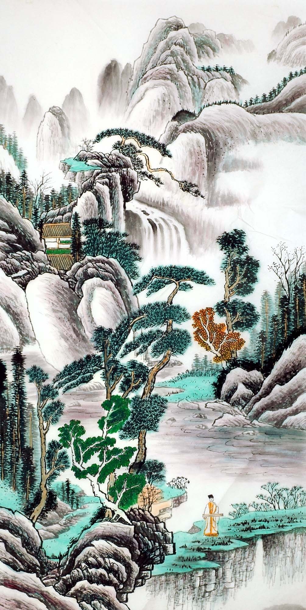 Chinese Landscape Painting - CNAG009885