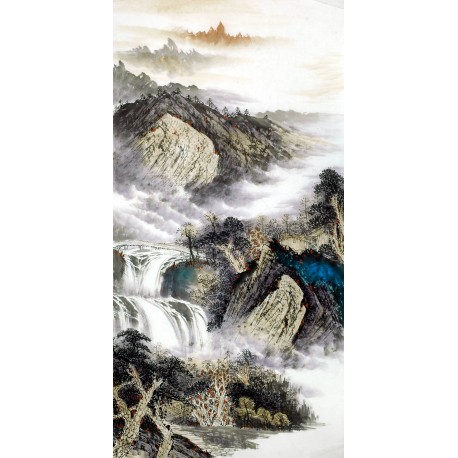 Chinese Landscape Painting - CNAG009887