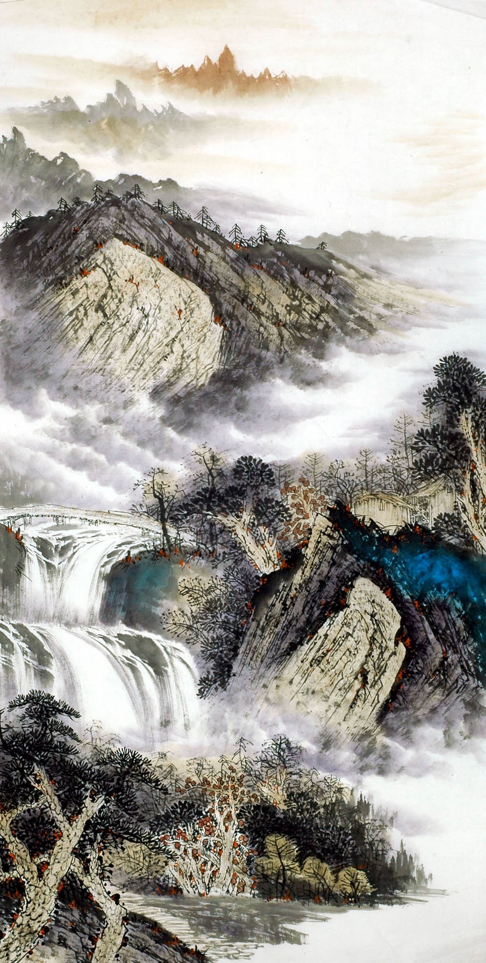 Chinese Landscape Painting - CNAG009887