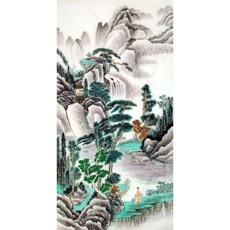 Chinese Landscape Painting - CNAG009888