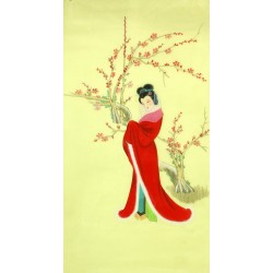 Chinese Beautiful Ladies Painting - CNAG009893