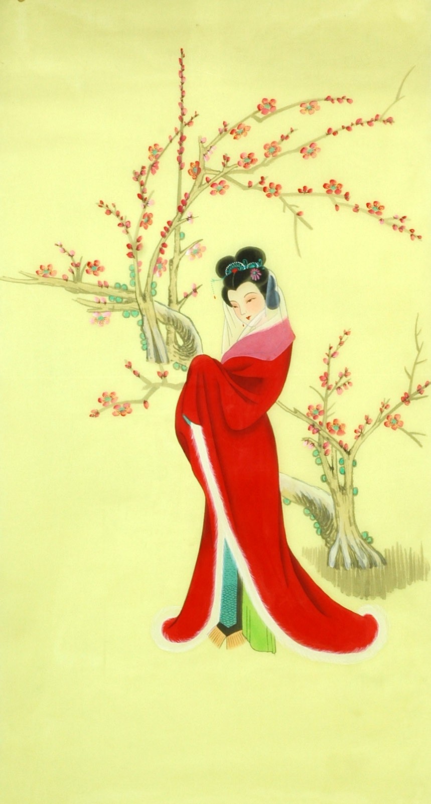 Chinese Beautiful Ladies Painting - CNAG009893
