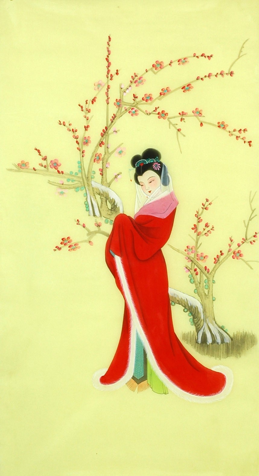 Chinese Beautiful Ladies Painting - CNAG009897