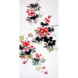 Chinese Flowers&Trees Painting - CNAG009908