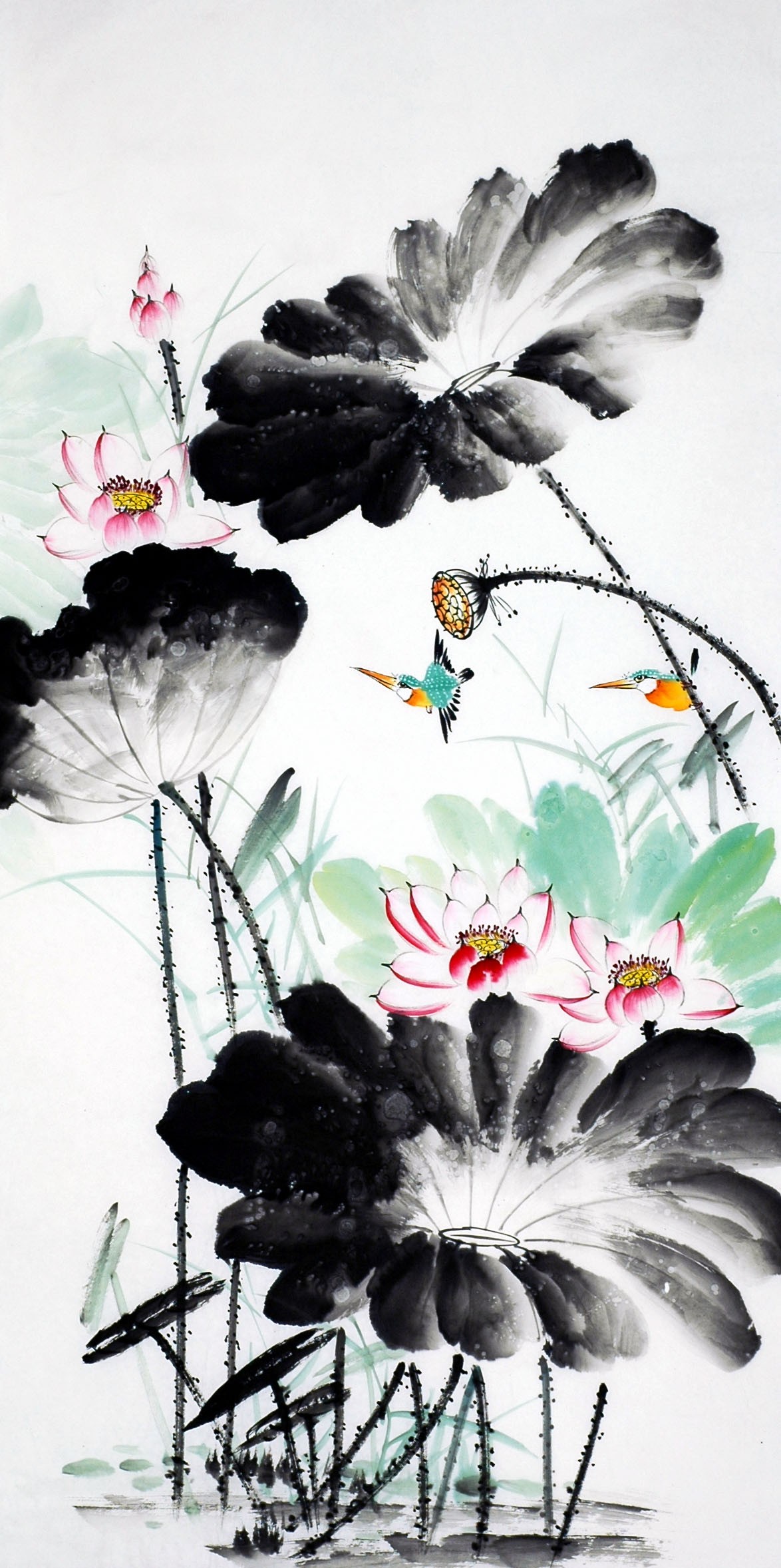 Chinese Flowers&Trees Painting - CNAG009910