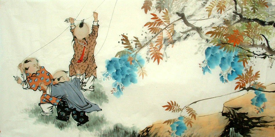 Chinese Figure Painting - CNAG009913