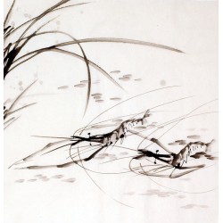 Chinese Shrimp Painting - CNAG009914