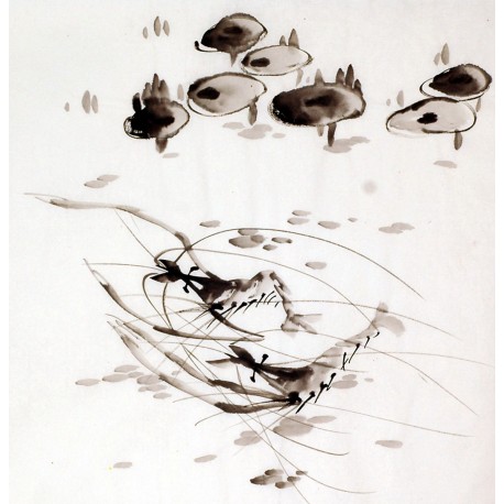 Chinese Shrimp Painting - CNAG009916