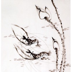 Chinese Shrimp Painting - CNAG009917