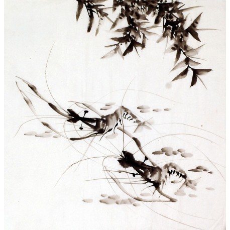Chinese Shrimp Painting - CNAG009919