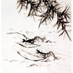 Chinese Shrimp Painting - CNAG009926