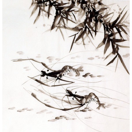 Chinese Shrimp Painting - CNAG009926