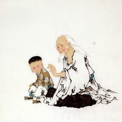 Chinese Figure Painting - CNAG009934