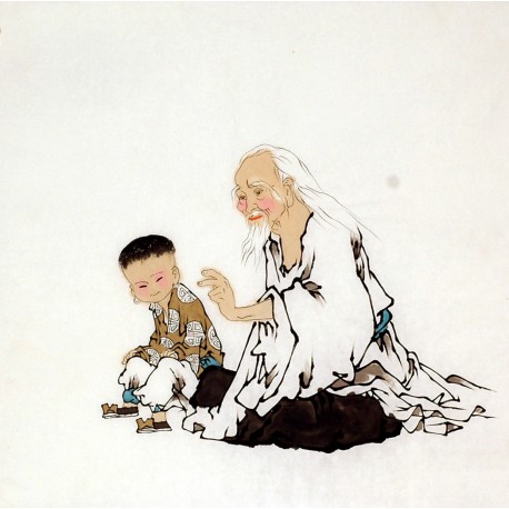 Chinese Figure Painting - CNAG009934