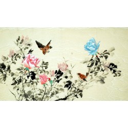 Chinese Flowers&Trees Painting - CNAG009937