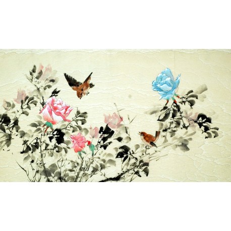 Chinese Flowers&Trees Painting - CNAG009937