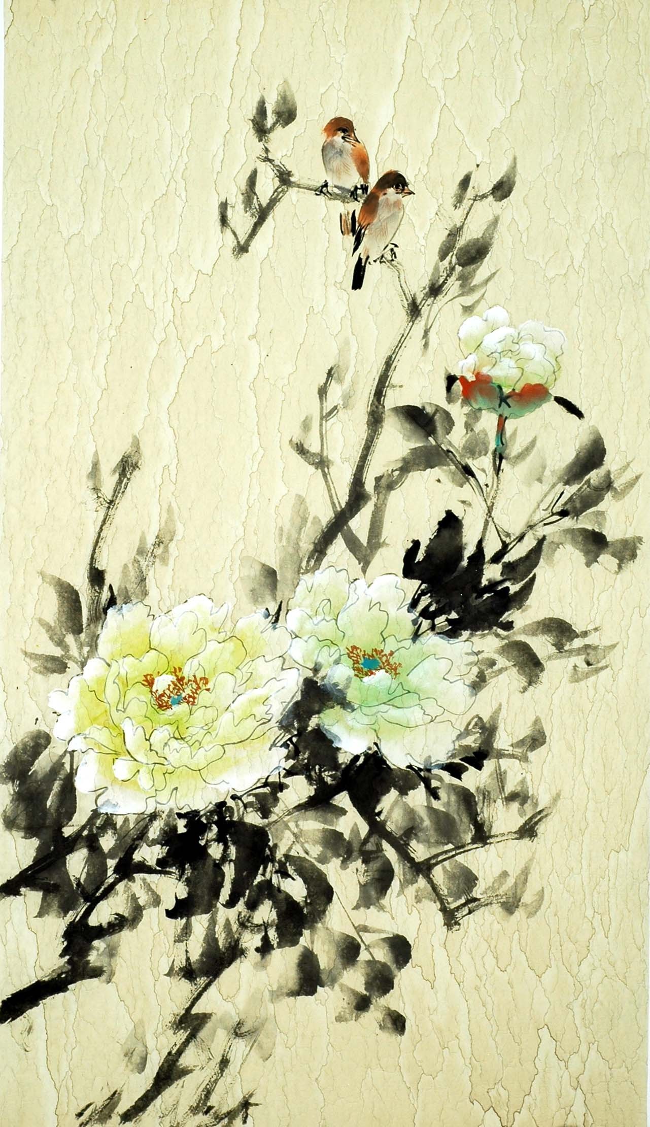 Chinese Flowers&Trees Painting - CNAG009940