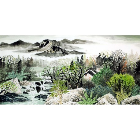 Chinese Landscape Painting - CNAG009967