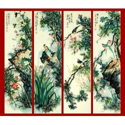 Chinese Flowers&Trees Painting - CNAG009970