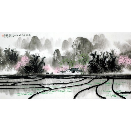 Chinese Aquarene Painting - CNAG009975