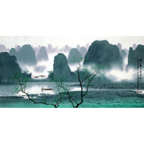 Chinese Aquarene Painting - CNAG009976