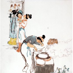 Chinese Figure Painting - CNAG009978