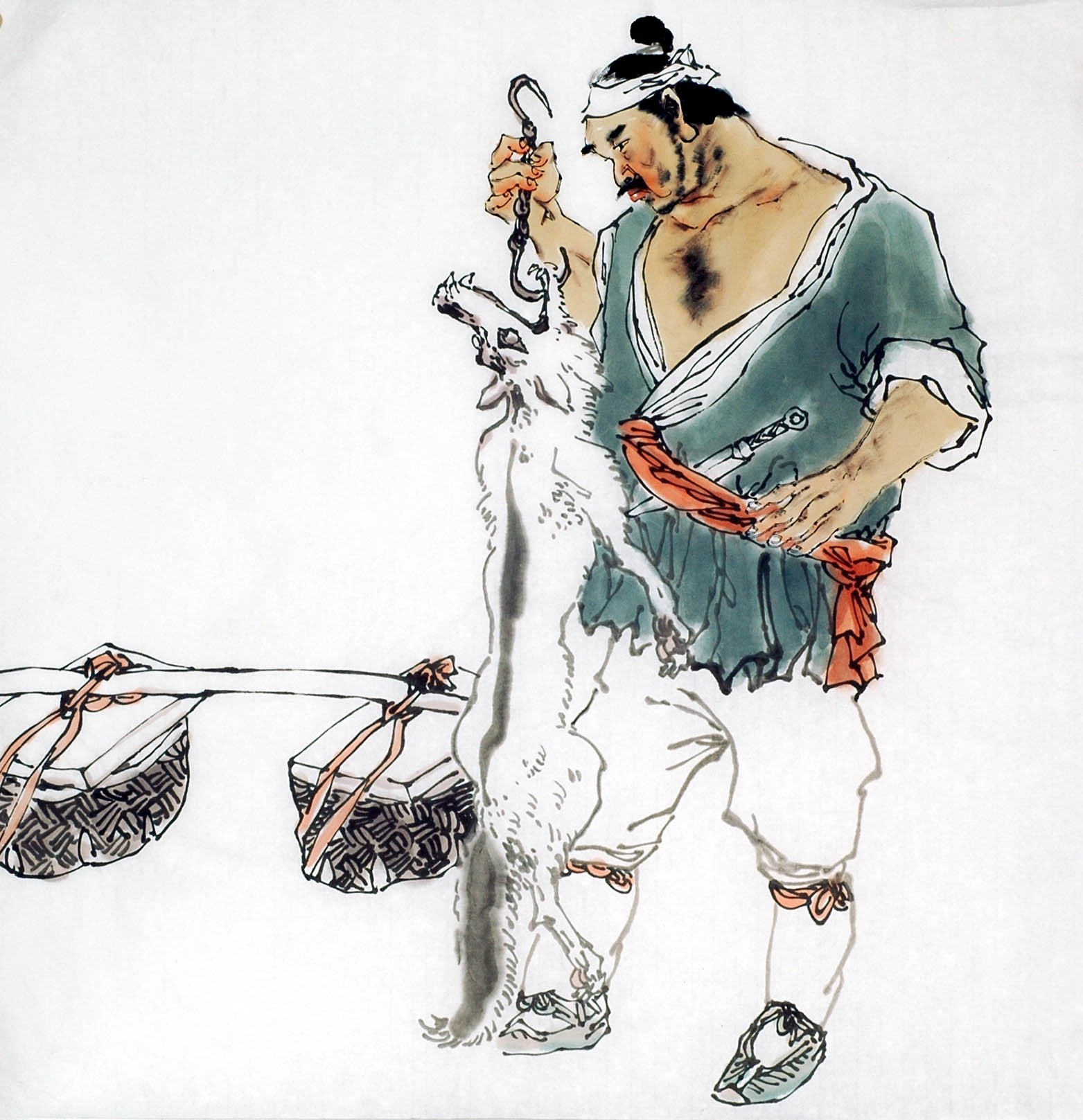Chinese Figure Painting - CNAG009979