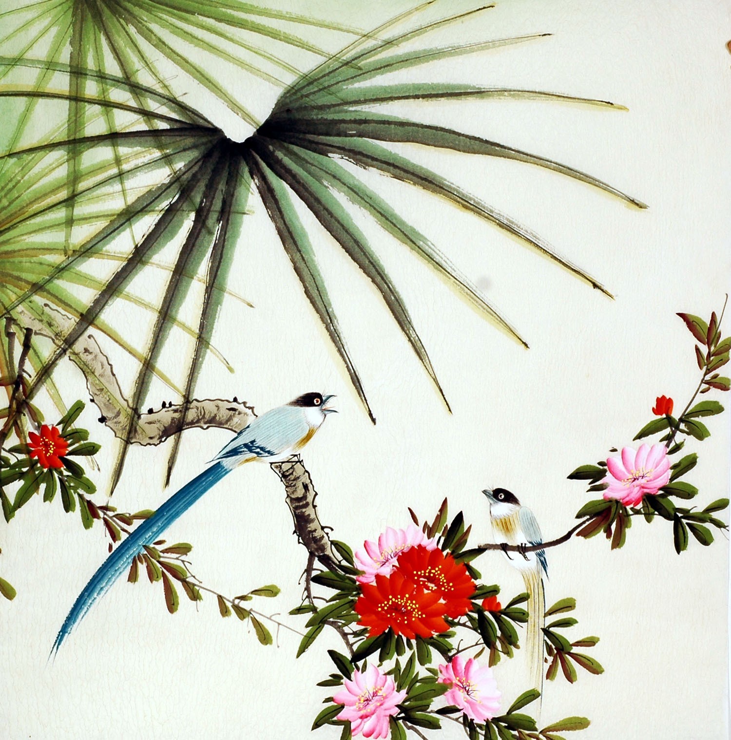 Chinese Flowers&Trees Painting - CNAG009988
