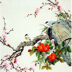 Chinese Flowers&Trees Painting - CNAG009989