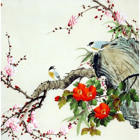 Chinese Flowers&Trees Painting - CNAG009989