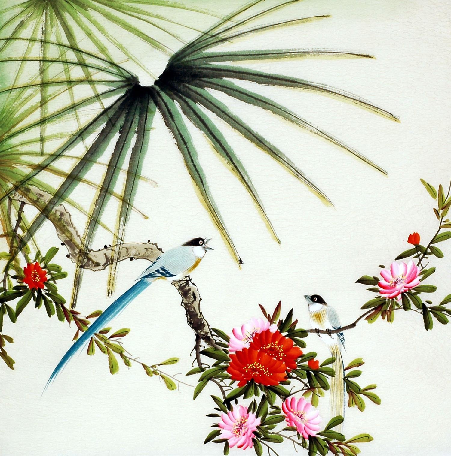 Chinese Flowers&Trees Painting - CNAG009993