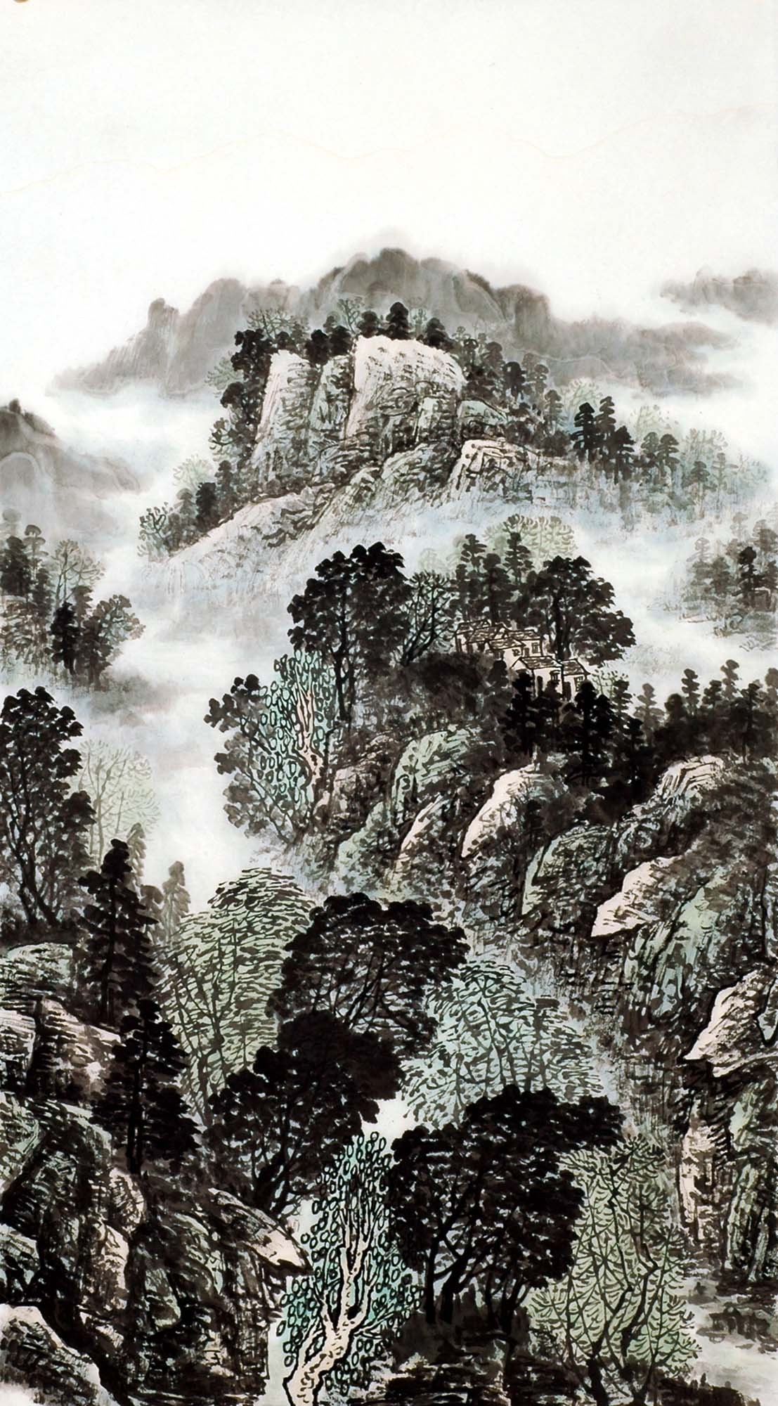 Chinese Landscape Painting - CNAG009995