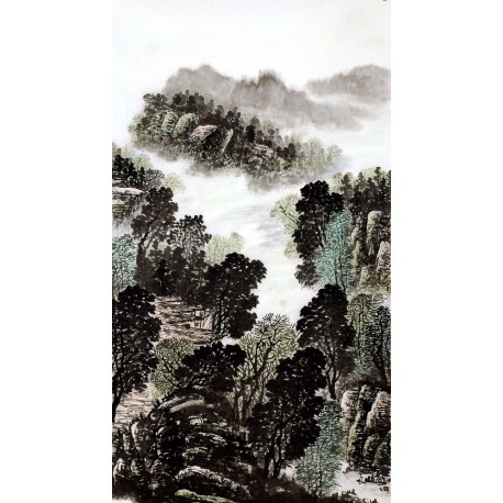 Chinese Landscape Painting - CNAG009996