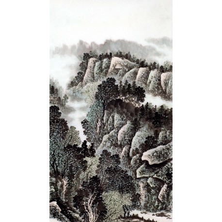 Chinese Landscape Painting - CNAG009997