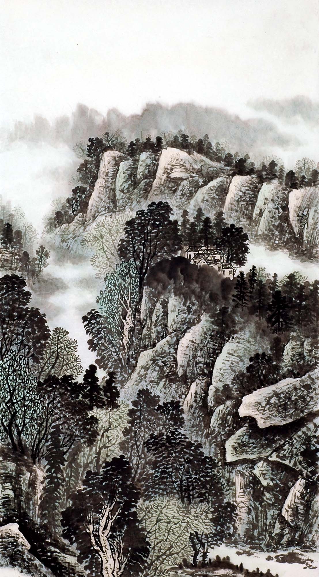 Chinese Landscape Painting - CNAG009997