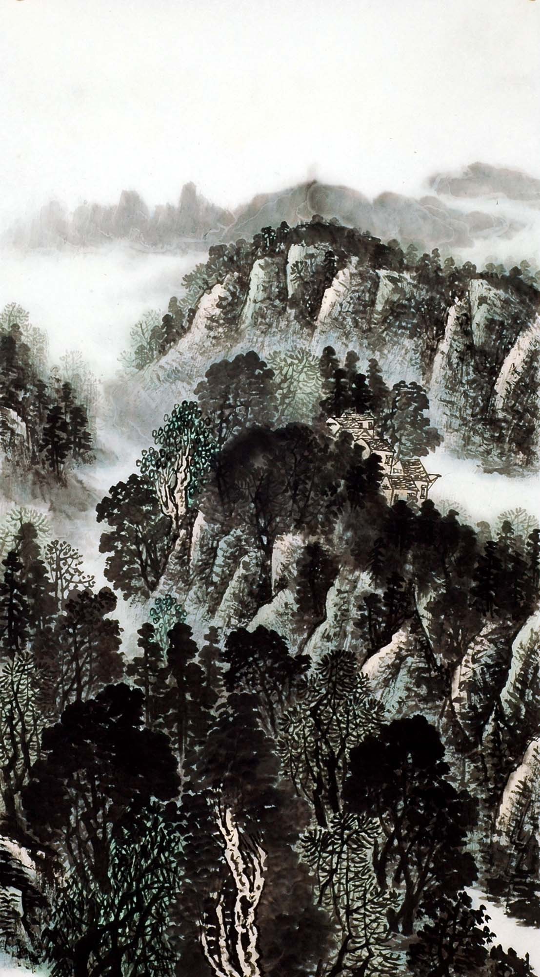 Chinese Landscape Painting - CNAG009998