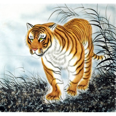 Chinese Tiger Painting - CNAG010002