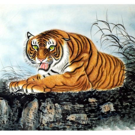 Chinese Tiger Painting - CNAG010004