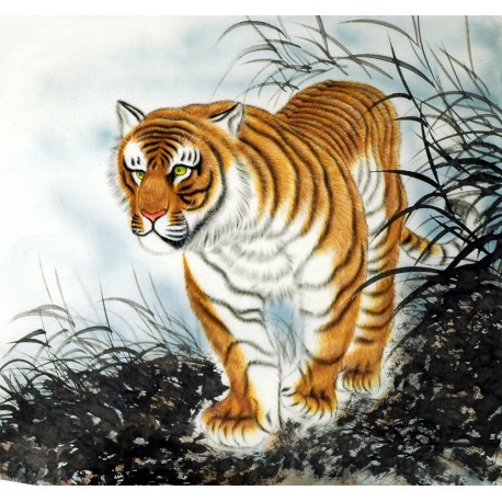 Chinese Tiger Painting - CNAG010006