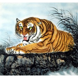 Chinese Tiger Painting - CNAG010007