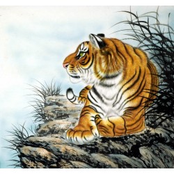 Chinese Tiger Painting - CNAG010008