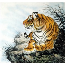 Chinese Tiger Painting - CNAG010010