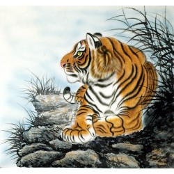 Chinese Tiger Painting - CNAG010011