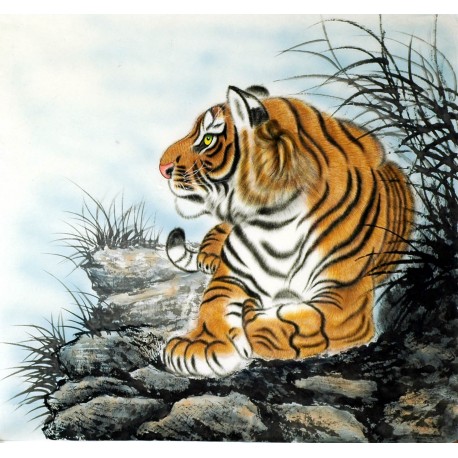 Chinese Tiger Painting - CNAG010011